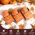 thumbnail image 6 of Pumpkin Spice - Cinnamon Soy Candles for Home Scented - for Fall Halloween Thanksgiving Holidays - Pack of 3 x 5oz Natural Clean Non Toxic Long Lasting Highly Scented Candels with Essential Oils, 6 of 9