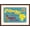 Brown Frame, variant on Art.com Map of Hawaiian Islands Stretched Canvas Print Wall Art, 24" x 16"