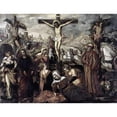 thumbnail image 3 of Tintoretto, Jacopo 14x12 Black Modern Framed Museum Art Print Titled - Crucifixion, 3 of 5