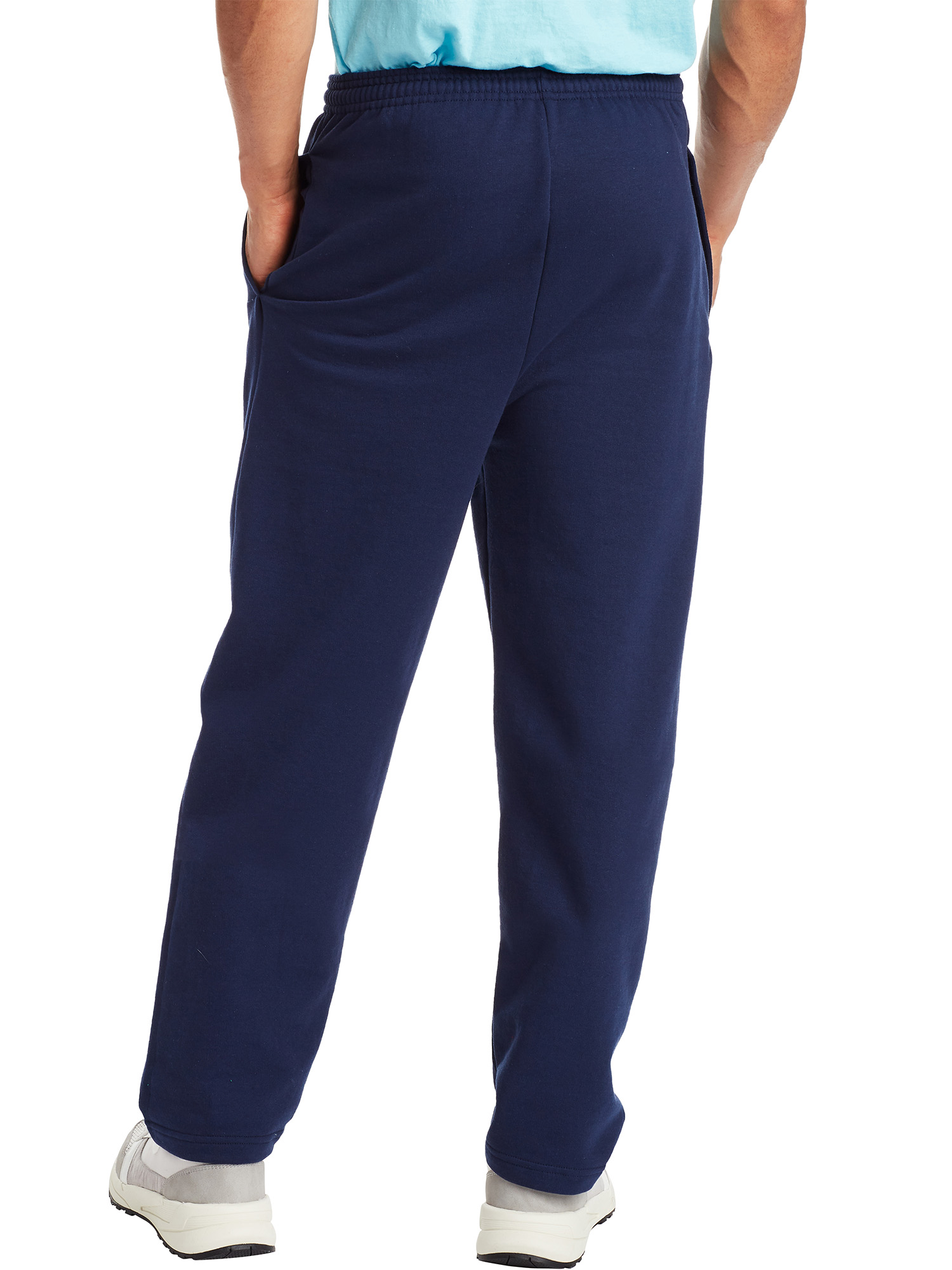 Hanes Men's and Big Men's EcoSmart Fleece Sweatpants with Pockets, Sizes S-3XL - image 2 of 5