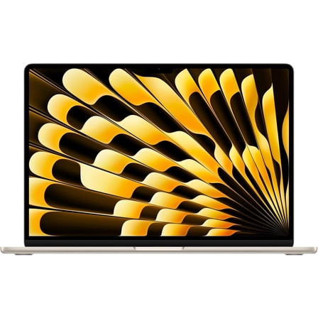 Restored Apple 2023 MacBook Air Laptop with M2 8-Core Chip 10-Core GPU 15.3-inch Liquid Retina Display, 16GB Memory 256GB SSD Storage Starlight (Refurbished)