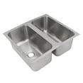 thumbnail image 1 of Double Bowl Kitchen Sink, Embedded Installation 7.5L Large Capacity Heat Resistant Fast Drainage Polished RV Sink  for Truck, 1 of 7