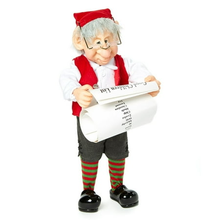 Whitehurst 12.5" Zim's The Elves Themselves Theo Collectible Christmas Elf Tabletop Figure