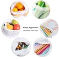 thumbnail image 7 of 16 Pcs Mesh Small Toy Bags for Storage, 3 Sizes Reusable Mesh Drawstring Produce Bags Puzzle Bag, 7 of 7