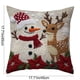thumbnail image 3 of Seyotauo Pink Christmas Farmhouse Pillow Covers for Couch Sofa Bed,Cute Xmas Gnome Romantic Christmas Trees Pillow Cases Cushion Covers 18x18 Inch ,Winter Cute Snowman Square Cushion Cases, 3 of 7