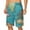 Sky Blue, variant on ZMHEGW Mens Swim Trunks With Compression Liner Casual Summer Beach Print Blue L