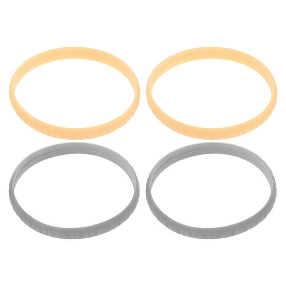 ITSELFER 4Pcs Patella Band for Knee Elastic Knee Band for Basketball Running Outdoor Workouts Patella Silicone Band Portable Stretchy Knee Band Knee Brace Strap