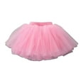thumbnail image 4 of Godom Baby Girls Fluffy Tutu Skirt 6M-7T 3-Layer Soft Tulle Dress Newborn Photoshoot,Red, 4 of 4