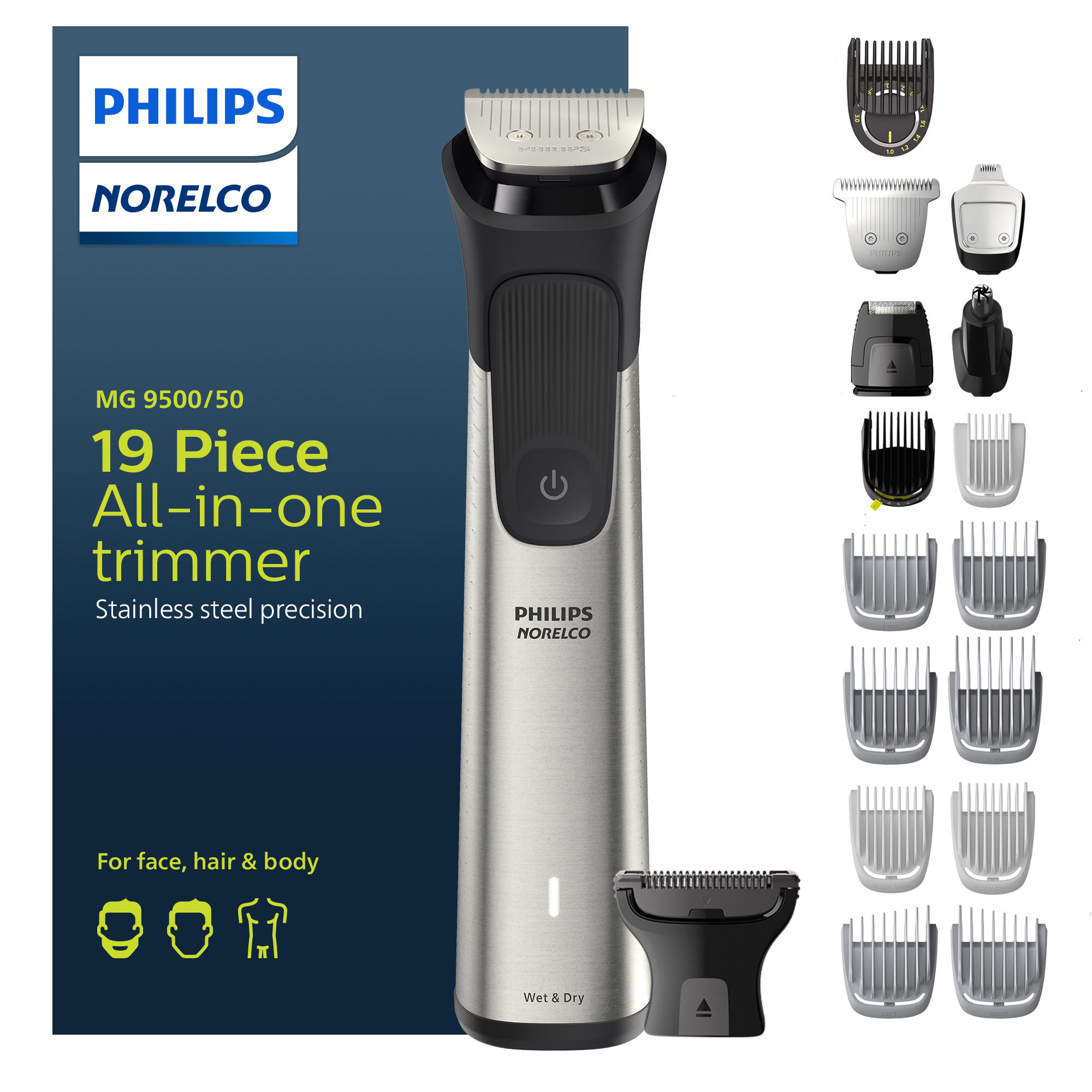 Philips Norelco Multigroom 9000 All-in-One Trimmer