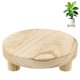 thumbnail image 1 of Uxcell 1-Pack Soportes para Plantas para Macetas Interiores, Bandeja Redonda de Madera de 15.2 cm/6 Pulgadas para Cocina/Baño/Decoración/Jabón [Color de Fuego Ligero], 1 of 6
