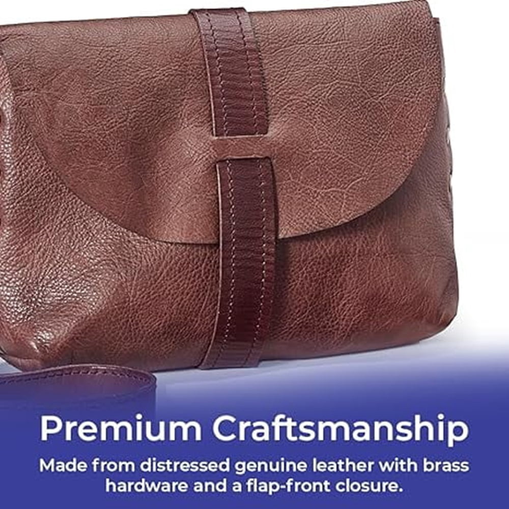 SAGEFINDS Convertible Genuine Leather Bag for Women, Fashion Waist Belt Purse, Bum Hip Fanny Pack, Shoulder Bag, Crossbody Sling, Adjustable Strap