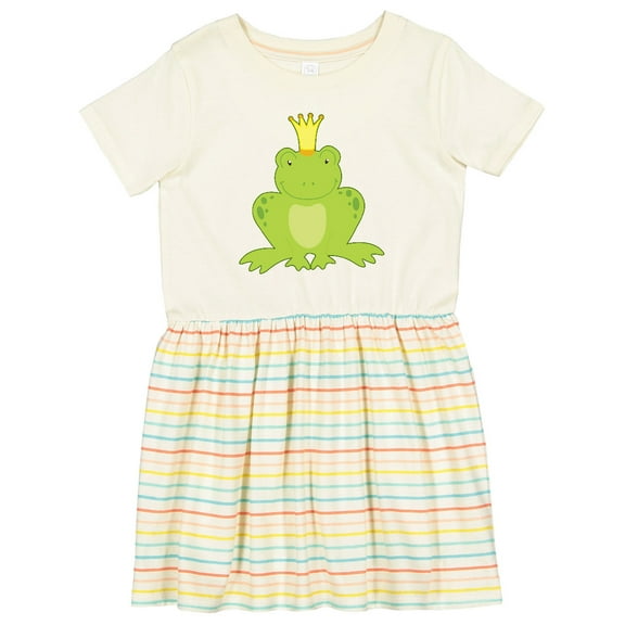 Inktastic Frog Prince Girls Toddler Dress