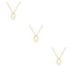 thumbnail image 2 of Collar de cadena de moda joyería de Oro ajustable exquisita Qarigey, 2 of 6