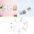 thumbnail image 3 of Hanging Photo Folder Wire Rope Photo Clips Wall Decoration Clip Hanging Photos Clips, Wall Hanging Photos Clips, Cards Clips Home Decorations for Office Photos, 3 of 8