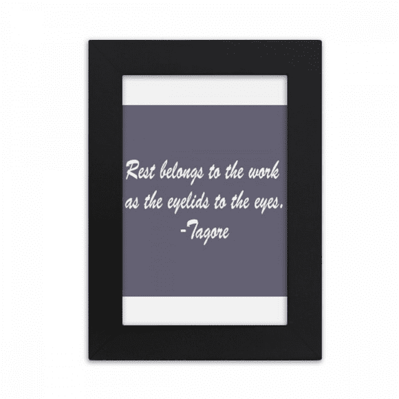 Qoutes Famous People Healing Rest Work Eyelid Eyes Desktop Photo Frame Picture Display Art Painting Exhibit