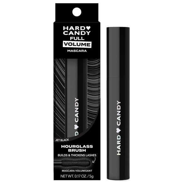 Mascara Hard Candy Full Volume, mascara volumateur, brosse en sablier, anti-bavures
