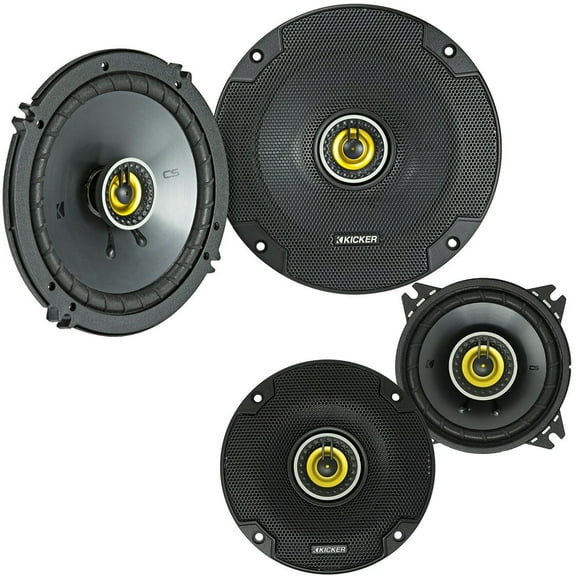 Kicker CS Series Factory Speaker Replacement Package Fits select 1993-2015 Toyota Land Cruiser