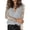 Grey, variant on Active Tops Women Elegant Sequin Yoke Blouse with Long Sleeves for Casual Everyday Wear Tunic Top for Women Gray XL