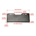 thumbnail image 2 of KOJEM 3/8" Quick Tach Mount Plate Attachment Skid Steer Loader Fit for Kubota and Bobcat Skid Steers and Tractors, 2 of 12