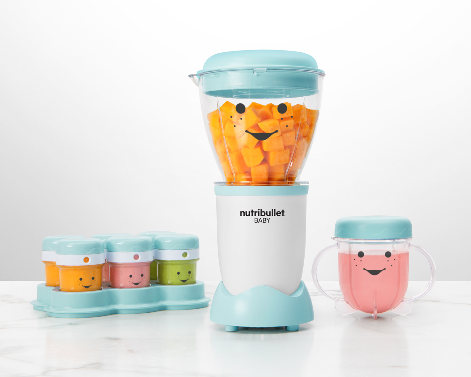 nutribullet Baby Food Blender, Blue and White photo 2