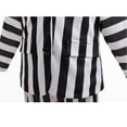 thumbnail image 6 of Beetle Movie Juice Cosplay Costume Halloween Black and White Striped Jacket Shirt Pant Set, 6 of 7