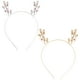 thumbnail image 1 of 2 piezas diademas de lujo cuernos de reno Navidad diademas accesorios para el cabello, 1 of 8