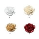 thumbnail image 4 of Guardurnaity Flor de Rosa falsa ligera, bonita decoración de horquilla, pequeña resina floreciente, Camelia, carcasa para teléfono móvil, bolsas para Ropa, zapatos y accesorios Miscelánea Oro, 4 of 6