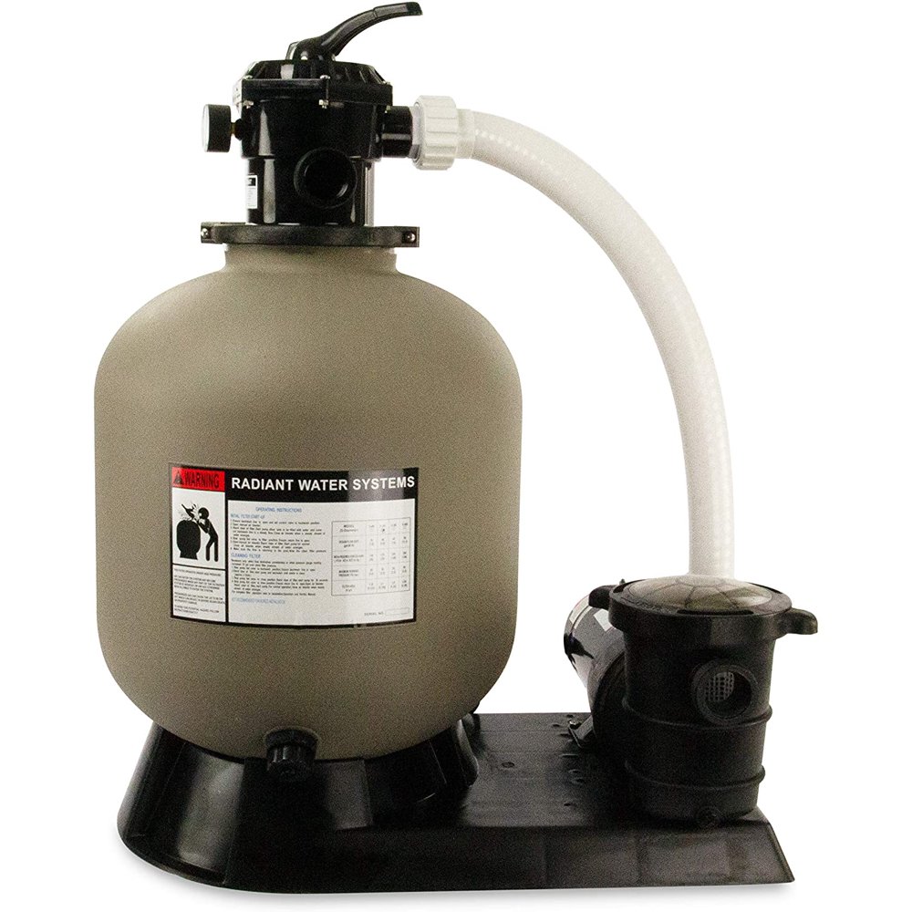 rx clear radiant sand filter swimming pools