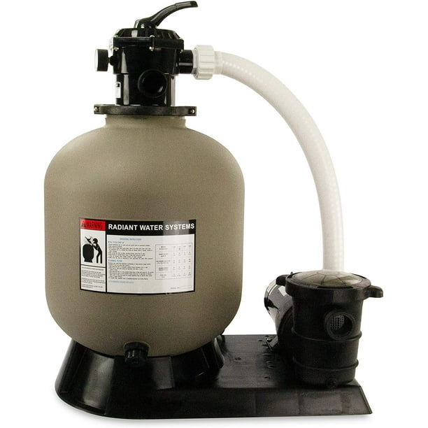 Rx Clear Radiant 19 Above Ground Pool, Above Ground Sand Filter System