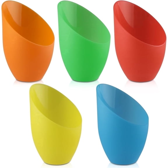 NOGIS 5 Pcs 42mm/1.65inch Plastic Lamp Shade Replacement Floor Lamp Shade Cover Shade for Pendant Light Floor Lamp Bedroom - Multicolor