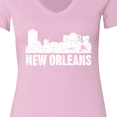thumbnail image 4 of Inktastic New Orleans Skyline Grunge Women's V-Neck T-Shirt, 4 of 5