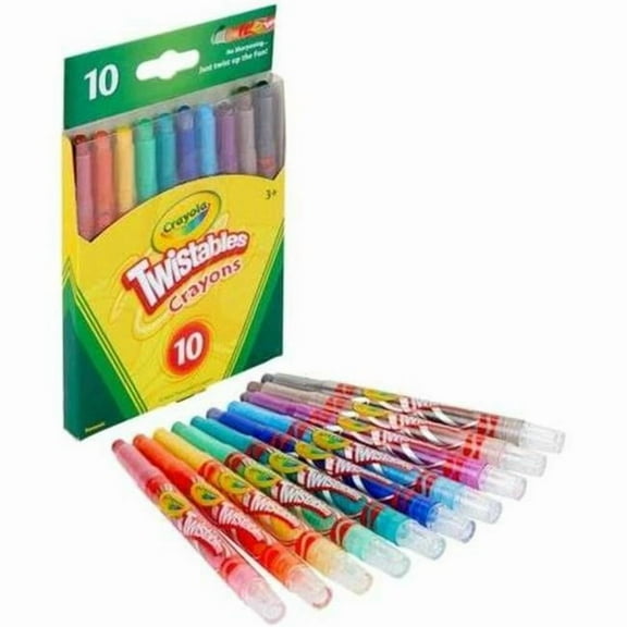 DDI 2386502 Crayola Mini Twistables Crayons - Pack of 10 - Case of 24