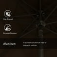 thumbnail image 3 of California Umbrella 9' Patio Umbrella in Bay Brown, 3 of 5