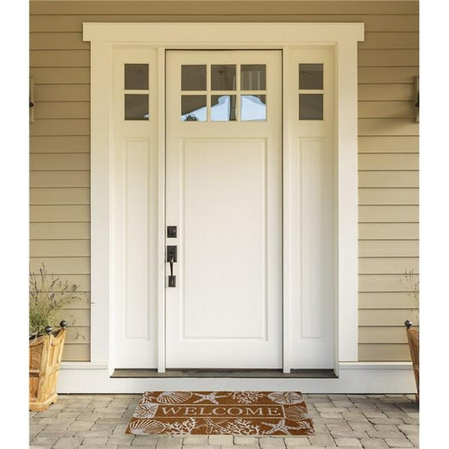 Design Imports CAMZ11391 18 x 30 in. Welcome Seashells Doormat