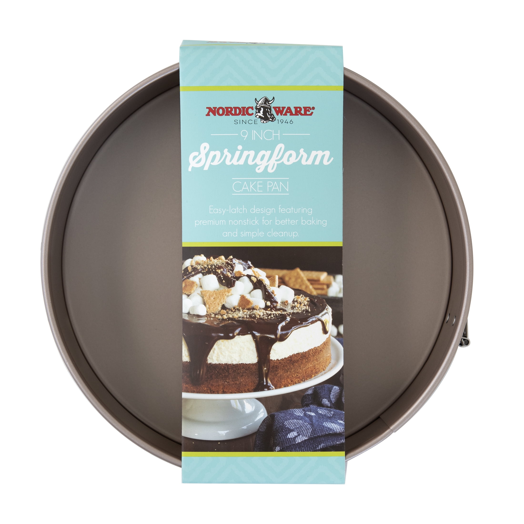 Baking - Spring Form Pan Set and Nordic Ware Pan Springform, 9 Inch,  Charcoal 