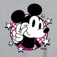 thumbnail image 3 of Disney - Mickey & Friends - Peace Sign - Retro Style - Women's Oversized T-Shirt, 3 of 5