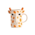 thumbnail image 1 of Taza de cerámica con forma de jirafa, 350 ml de capacidad, 3D, con forma de animal, 1 of 2