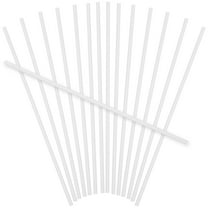 OUNONA 100Pcs White Round Lollipop Sticks for Kids Diy Craft Party Use