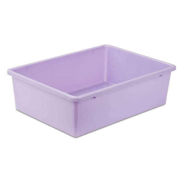 Honey Can Do Lightweight Large Plastic Bin, Multicolor