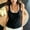 Black, variant on Women's U-Neck White Lace Trim Front Button Ribbed Tank Top, Built-In Padded Wide Strap Slim Fit Vest for Daily Outer Wear & Cardigan Layering Outfits (Black,Free Size)