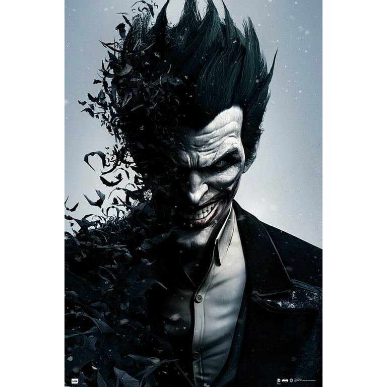 berømt tør Villig Batman's The Joker Evil Smile 36x24 MOVIE Art Print Poster - Walmart.com