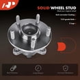 thumbnail image 5 of A-Premium 2 x Front Right Wheel Bearing and Hub Assembly with ABS & 5-Lug Compatible with Lexus IS250 06-15, IS350 06-16, GS300 06, GS350 & GS450h 07-11, GS430 06-07, GS460 08-11, 5 of 9