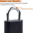 thumbnail image 4 of 2-pack Resettable Combination Locks With Hardened Steel Shackle, 4 of 5