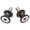 Black, variant on Green Kawasaki Mini Swingarm Spools Sliders 10mm Bolts Ninja ZX 6R 9R 10R 14R RR