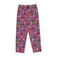 thumbnail image 4 of Xecao Summer Flamingo Women's Straight Lounge Pajama Pants: The Epitome of Relaxed Sleepwear, 4 of 9