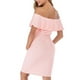 thumbnail image 4 of Sonducket Selfieee - Vestido de maternidad con volantes para mujer, ajustado, para fotografía, para mujer, 00011, azul, mediano Prendas para la parte inferior del cuerpo rosado S Sonducket AP002176-13, 4 of 6