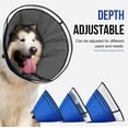 Soft Dog Cone Collar for Dogs After Surgery, Adjustable Head