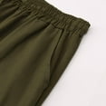 thumbnail image 7 of Men's Casual Pants Male Casual Pants Lightweight Jogger Elastic Waist Drawstring Yoga Beach With Pockets Green 3XL, 7 of 7