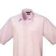 thumbnail image 2 of Premier Mens Short Sleeve Poplin Shirt, 2 of 4