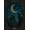 Blue, Pattern 6, variant on ODIKA 8'x10' Washable Area Rug Dark Teal Gold Moonlit Castle Scene Intricate Gothic Design with Pumpkins for Living Room, Under Sectional, Family , Durable, Non-Slip
